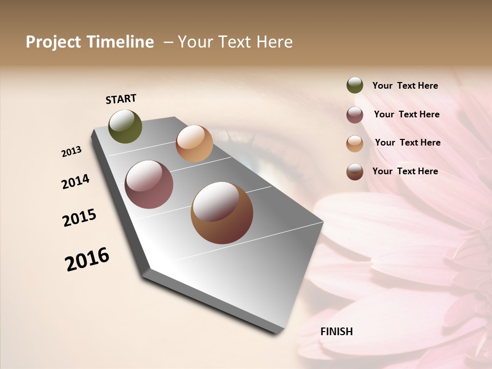 Eye Blue Fresh PowerPoint Template