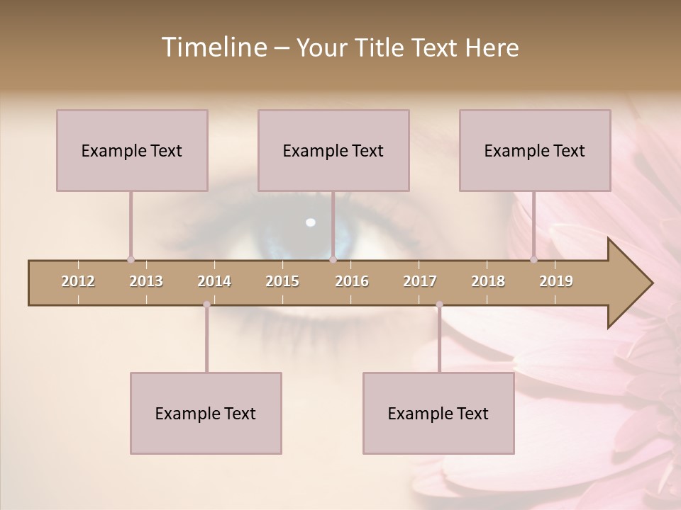 Eye Blue Fresh PowerPoint Template