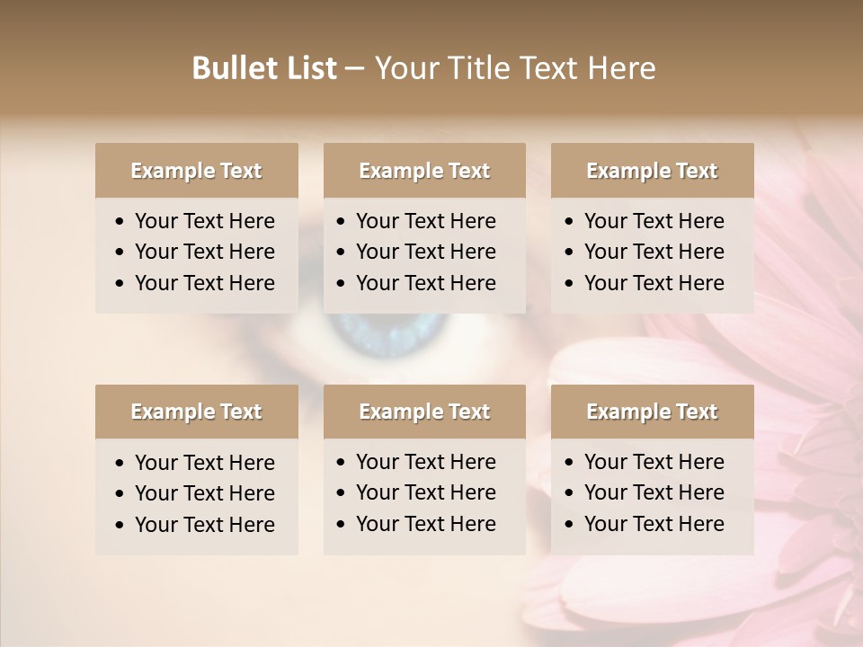 Eye Blue Fresh PowerPoint Template