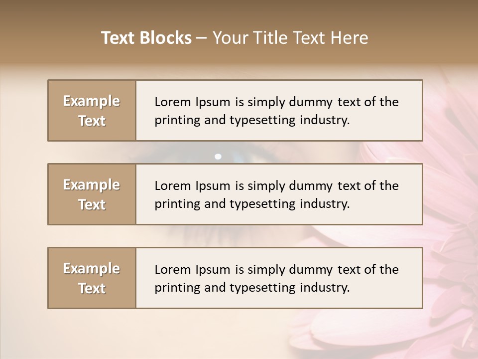 Eye Blue Fresh PowerPoint Template