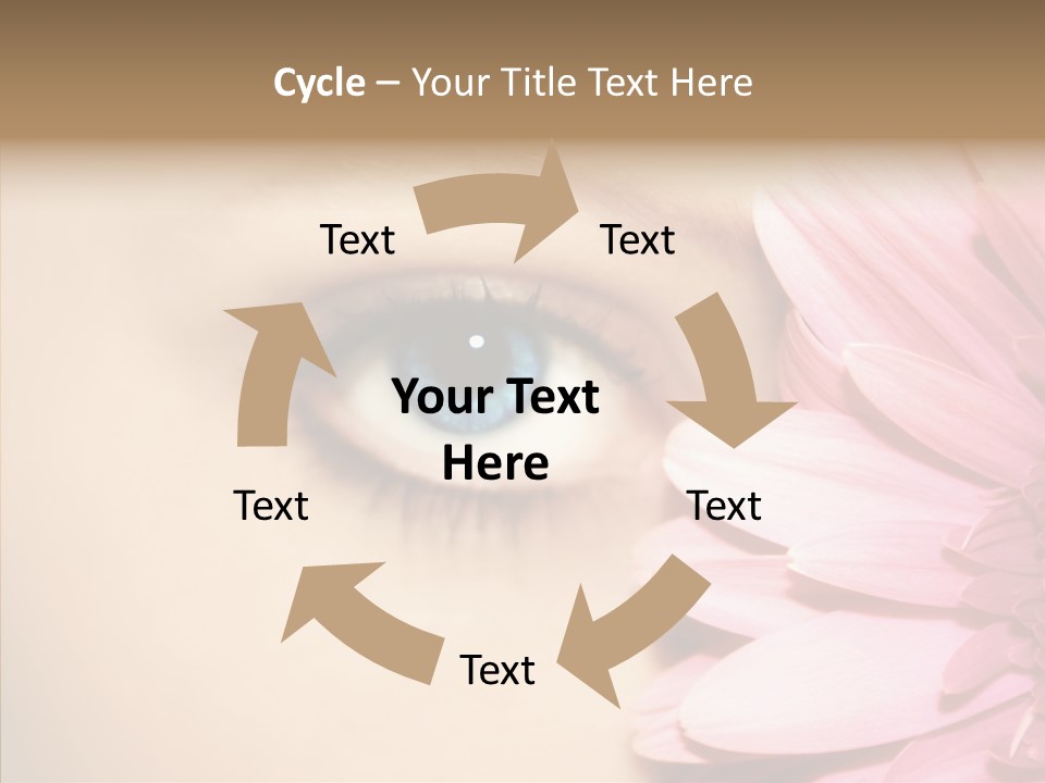 Eye Blue Fresh PowerPoint Template