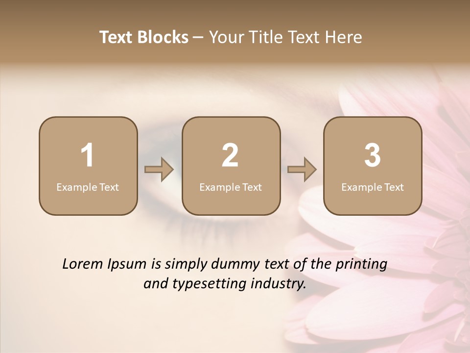 Eye Blue Fresh PowerPoint Template