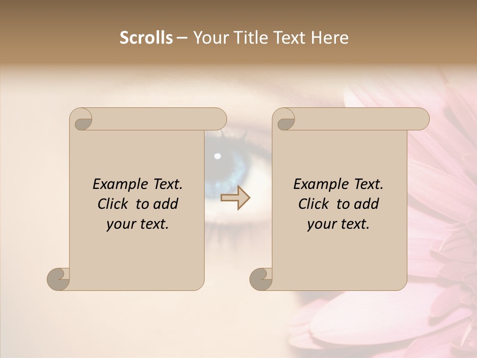 Eye Blue Fresh PowerPoint Template