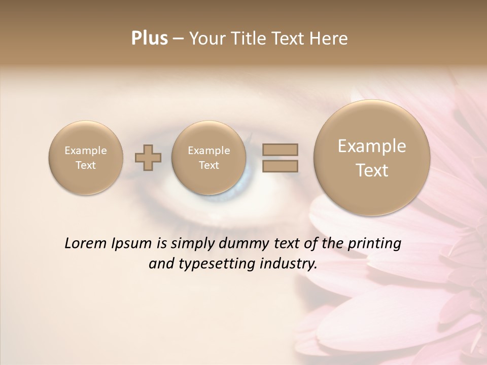 Eye Blue Fresh PowerPoint Template