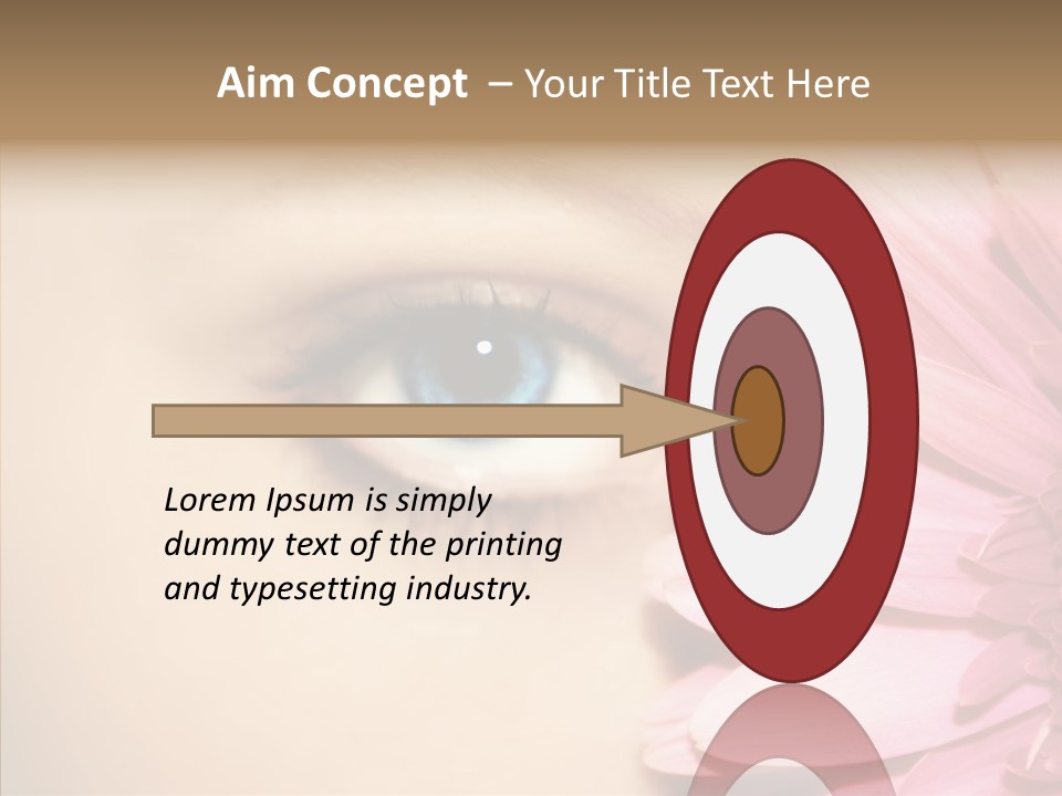 Eye Blue Fresh PowerPoint Template