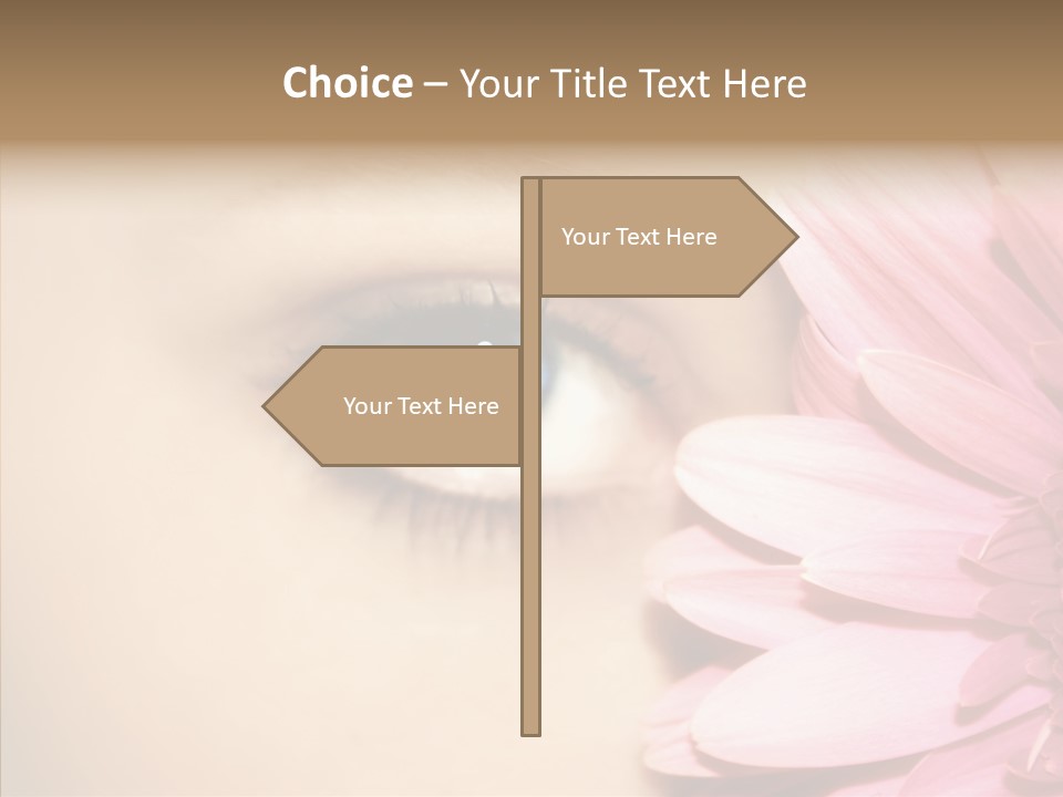 Eye Blue Fresh PowerPoint Template