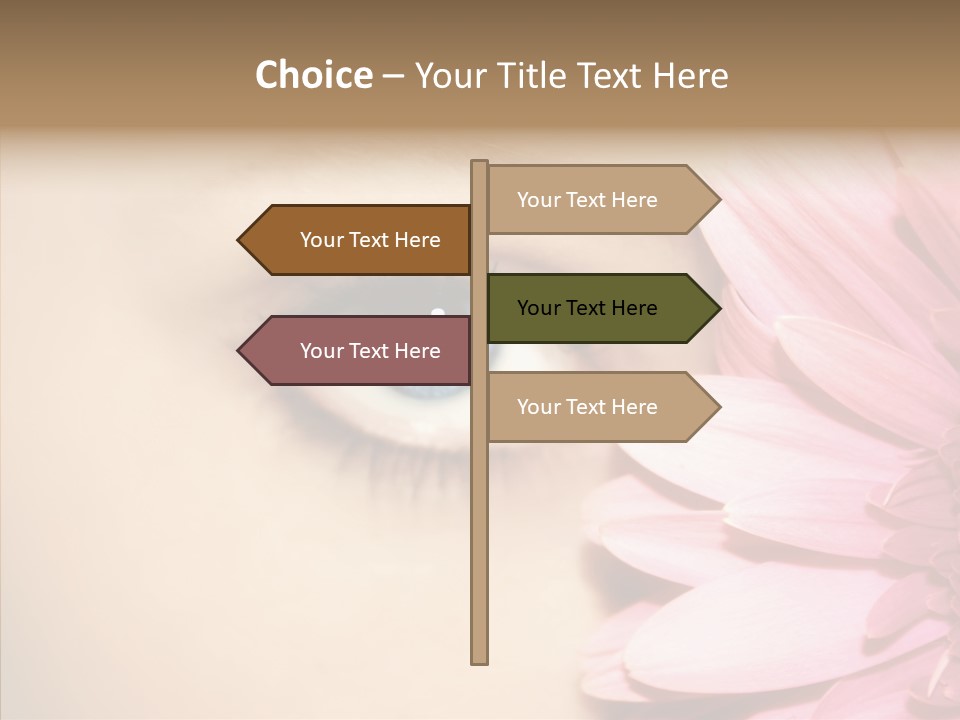 Eye Blue Fresh PowerPoint Template