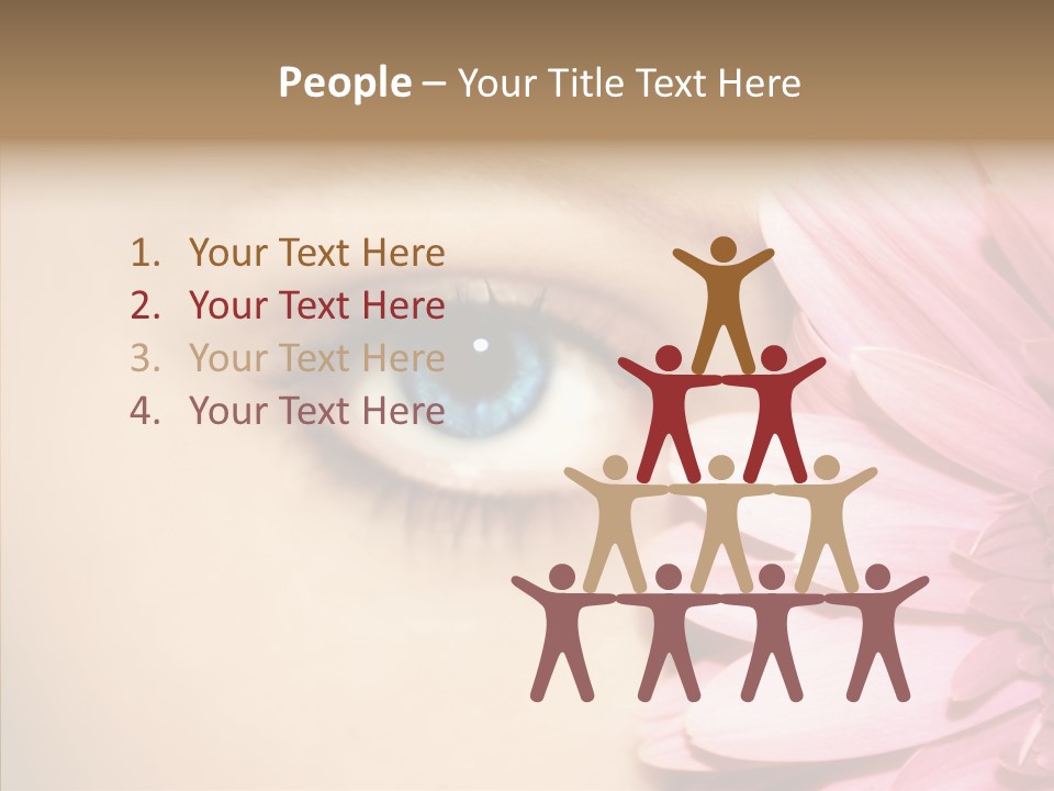 Eye Blue Fresh PowerPoint Template