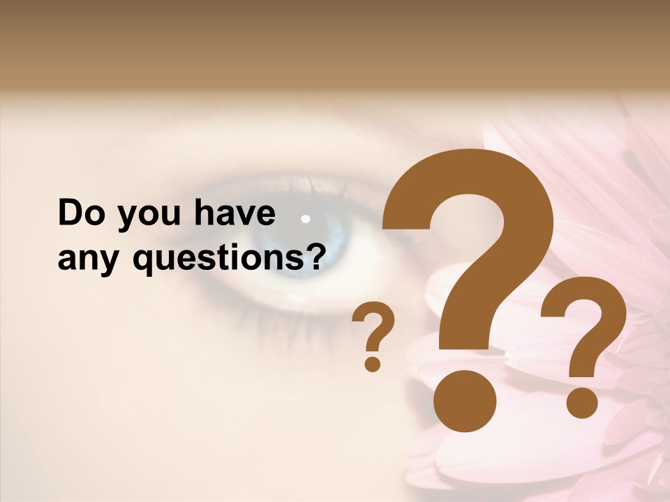 Eye Blue Fresh PowerPoint Template