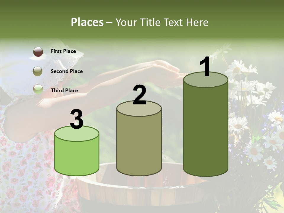 Joy Girl Glow PowerPoint Template