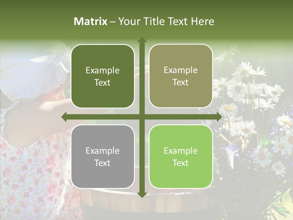 Joy Girl Glow PowerPoint Template