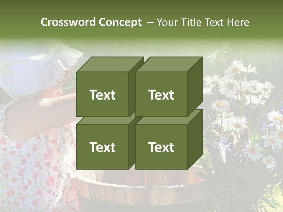 Joy Girl Glow PowerPoint Template