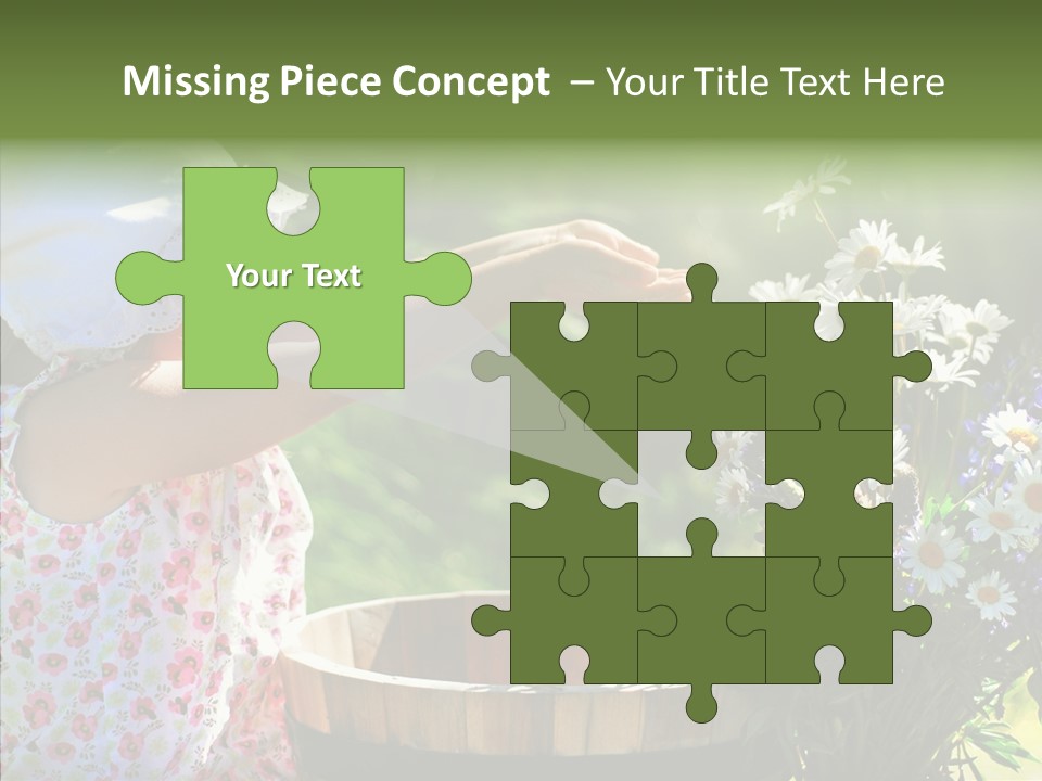 Joy Girl Glow PowerPoint Template