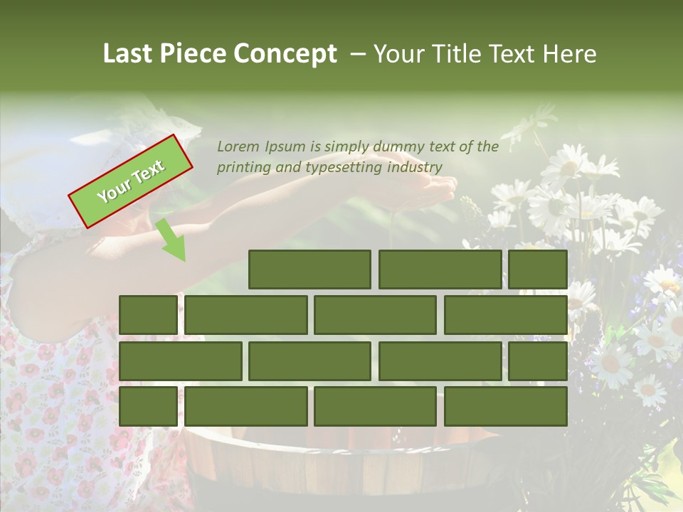 Joy Girl Glow PowerPoint Template