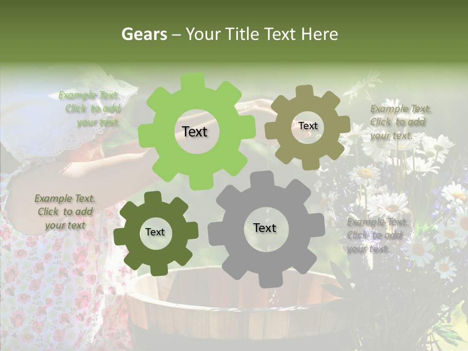 Joy Girl Glow PowerPoint Template