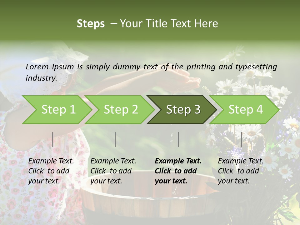 Joy Girl Glow PowerPoint Template