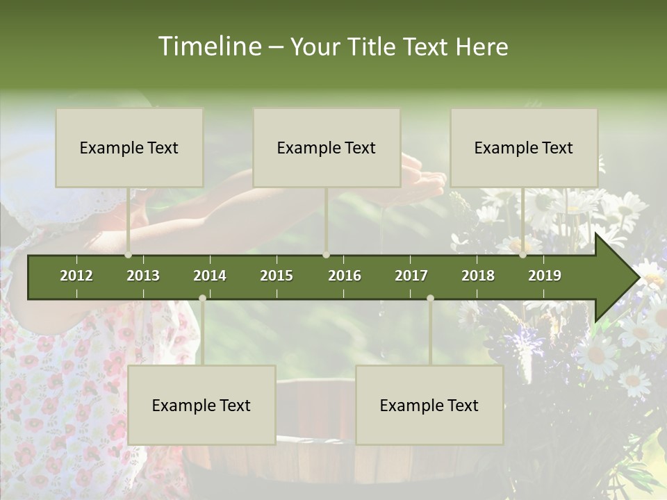 Joy Girl Glow PowerPoint Template