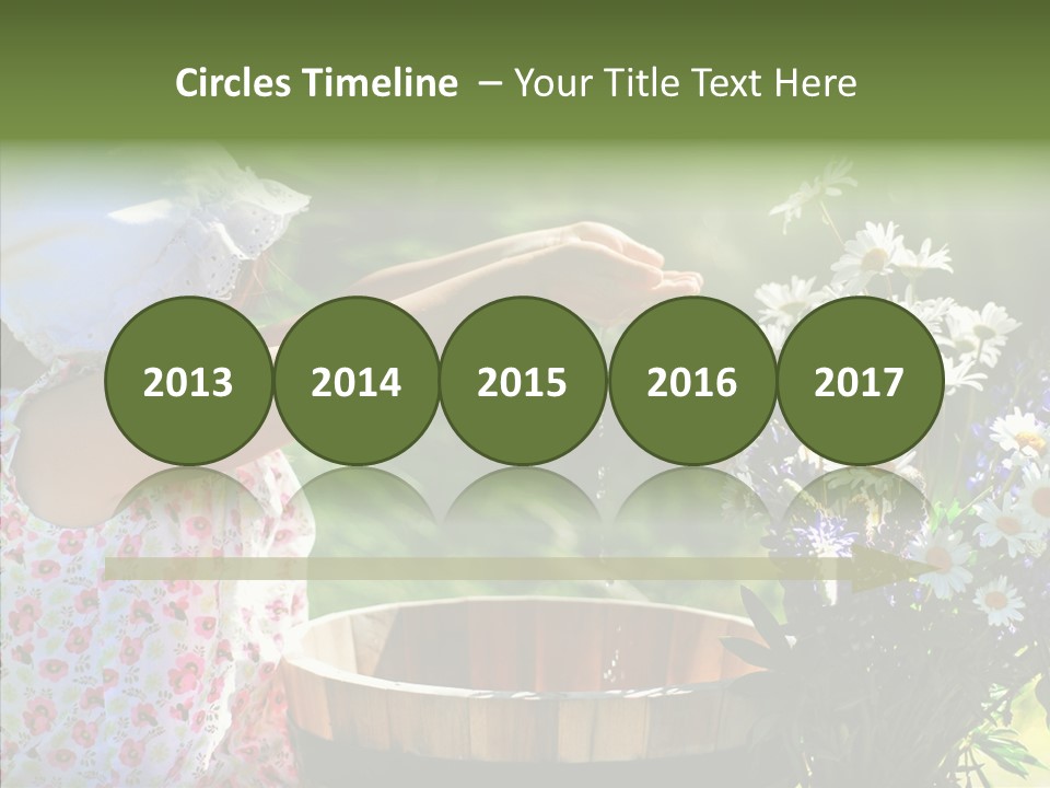 Joy Girl Glow PowerPoint Template