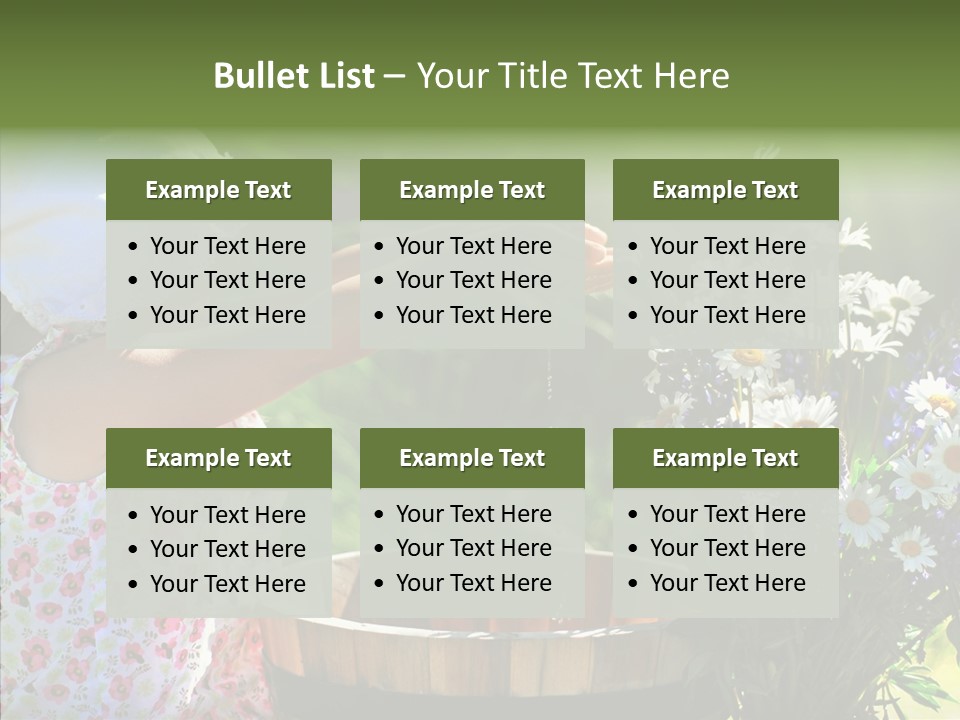 Joy Girl Glow PowerPoint Template