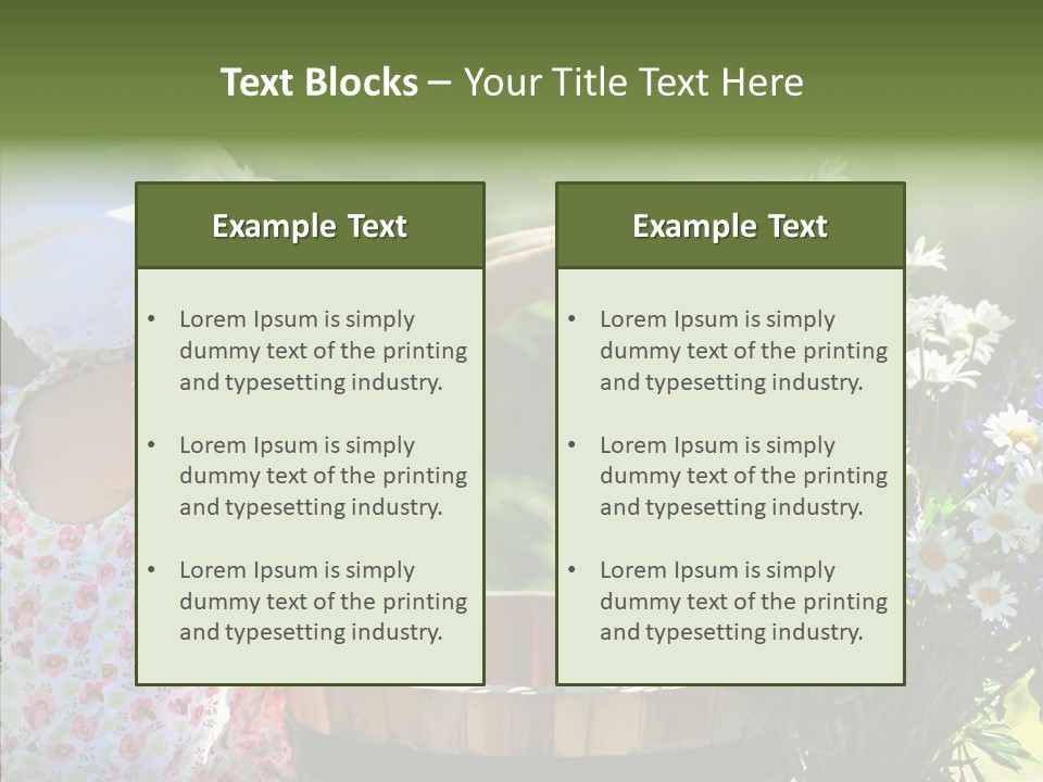 Joy Girl Glow PowerPoint Template