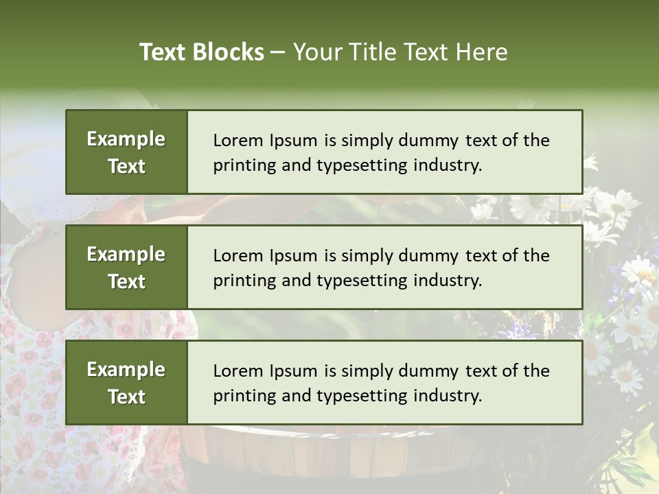 Joy Girl Glow PowerPoint Template