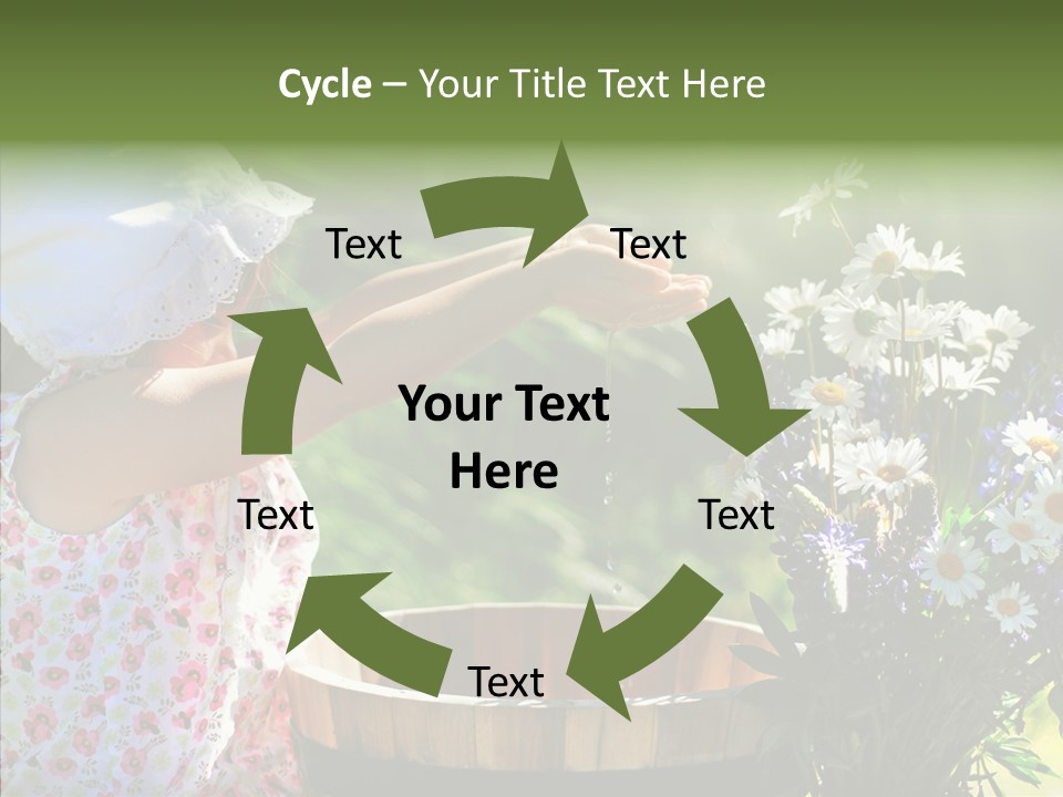 Joy Girl Glow PowerPoint Template