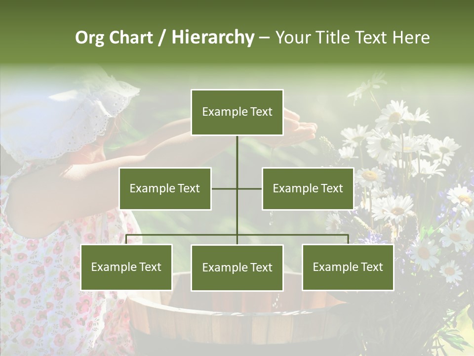 Joy Girl Glow PowerPoint Template