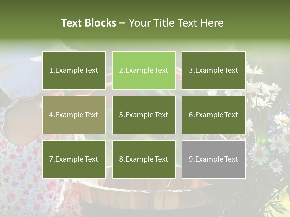 Joy Girl Glow PowerPoint Template