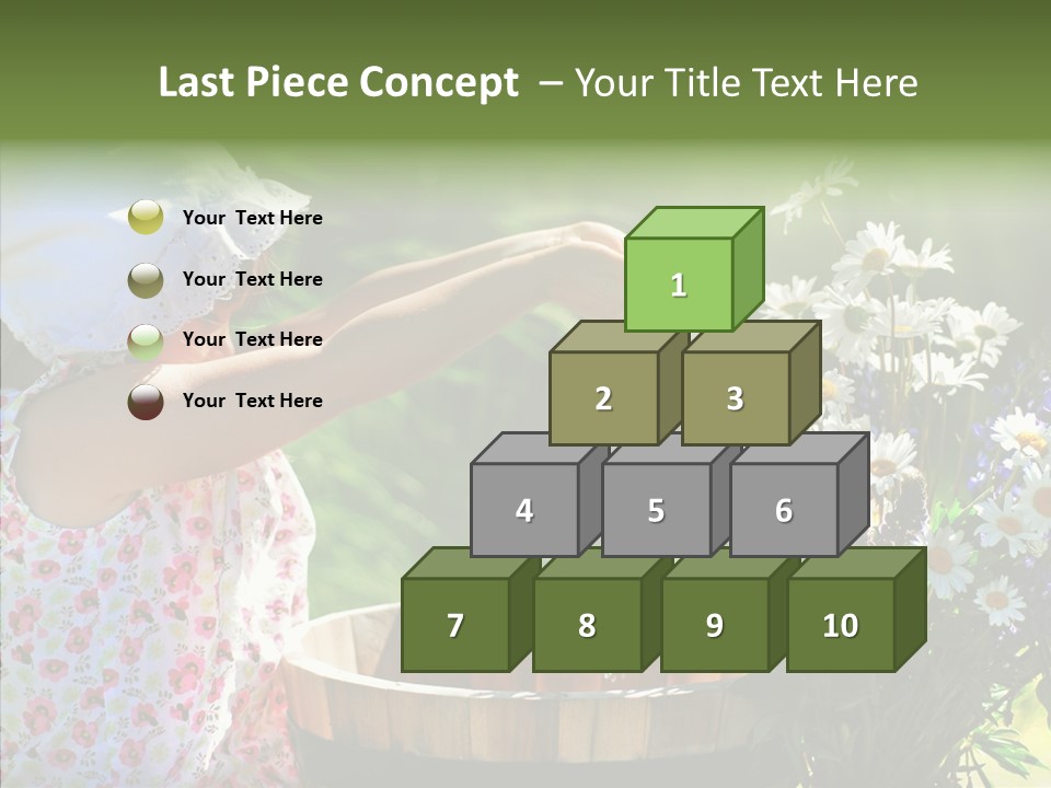 Joy Girl Glow PowerPoint Template