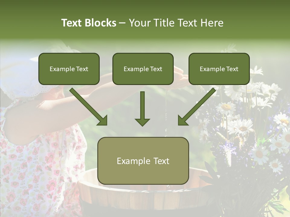 Joy Girl Glow PowerPoint Template