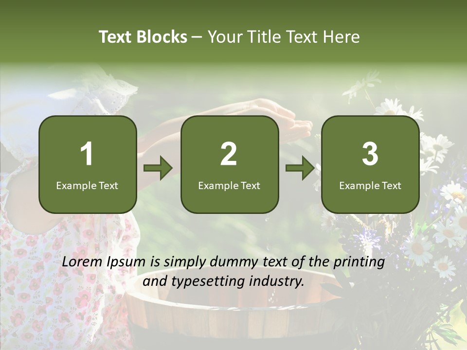 Joy Girl Glow PowerPoint Template