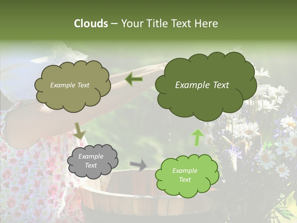 Joy Girl Glow PowerPoint Template