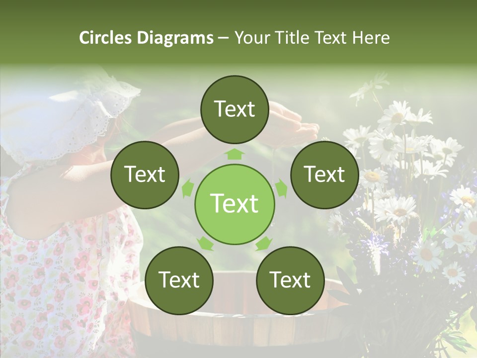 Joy Girl Glow PowerPoint Template