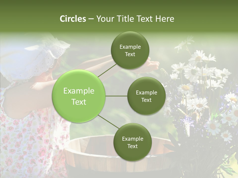 Joy Girl Glow PowerPoint Template