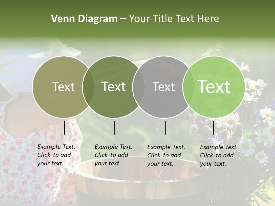 Joy Girl Glow PowerPoint Template