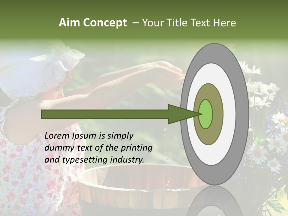 Joy Girl Glow PowerPoint Template