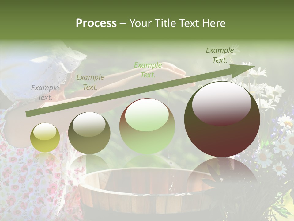 Joy Girl Glow PowerPoint Template