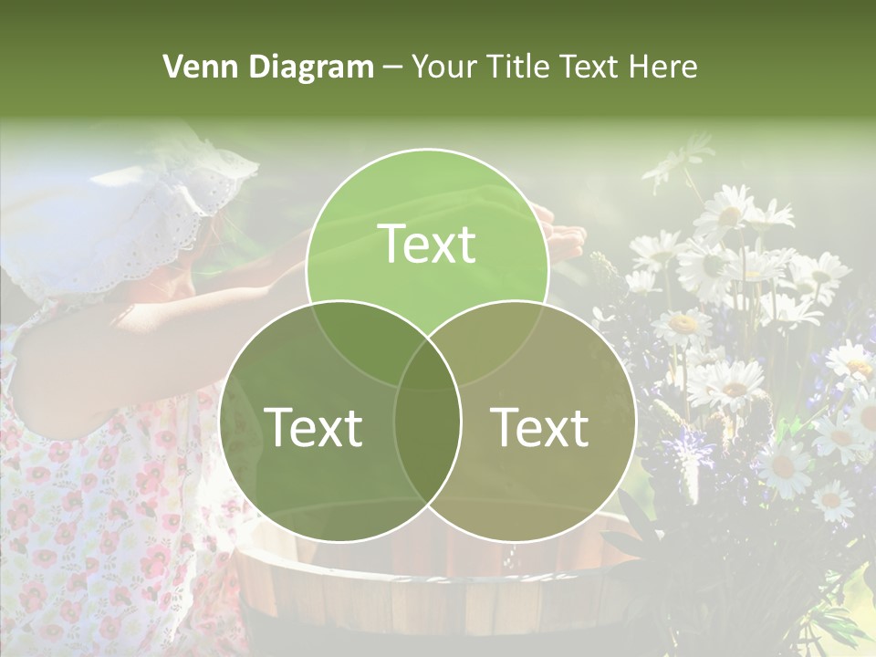 Joy Girl Glow PowerPoint Template