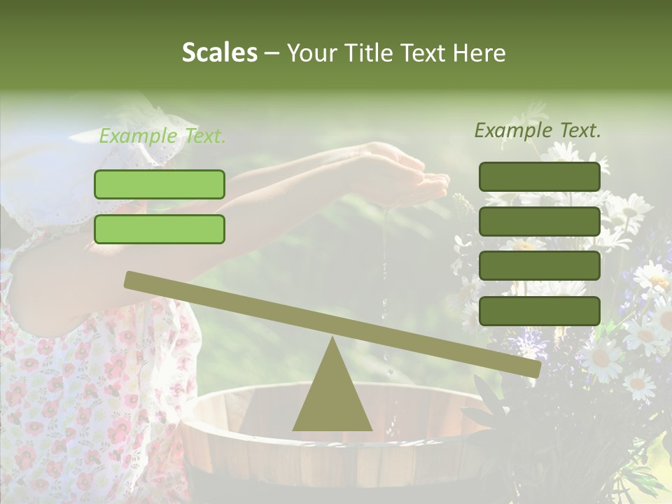 Joy Girl Glow PowerPoint Template