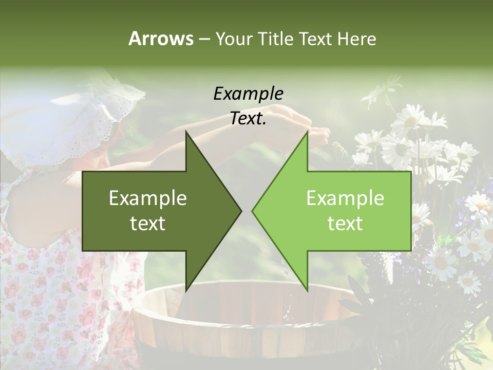 Joy Girl Glow PowerPoint Template