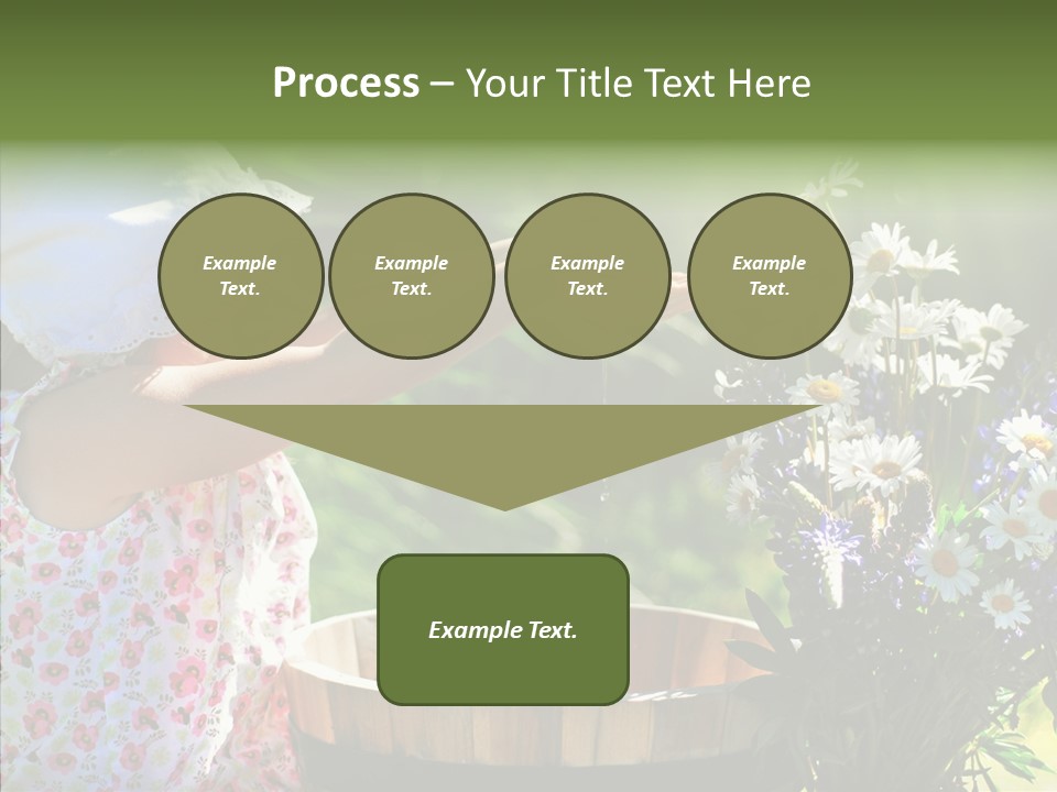 Joy Girl Glow PowerPoint Template