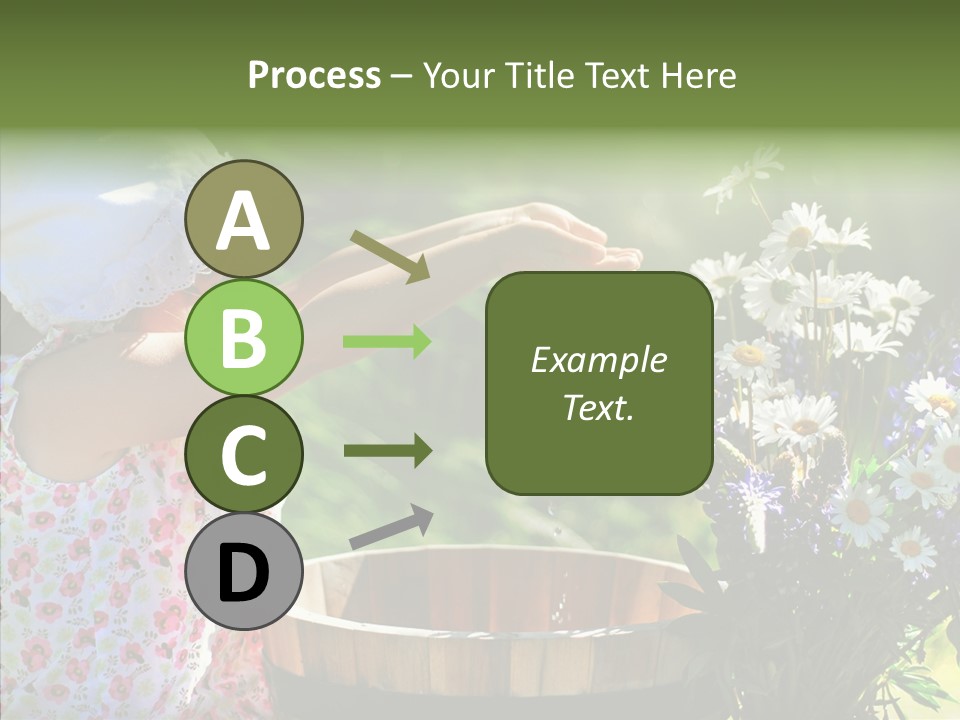 Joy Girl Glow PowerPoint Template