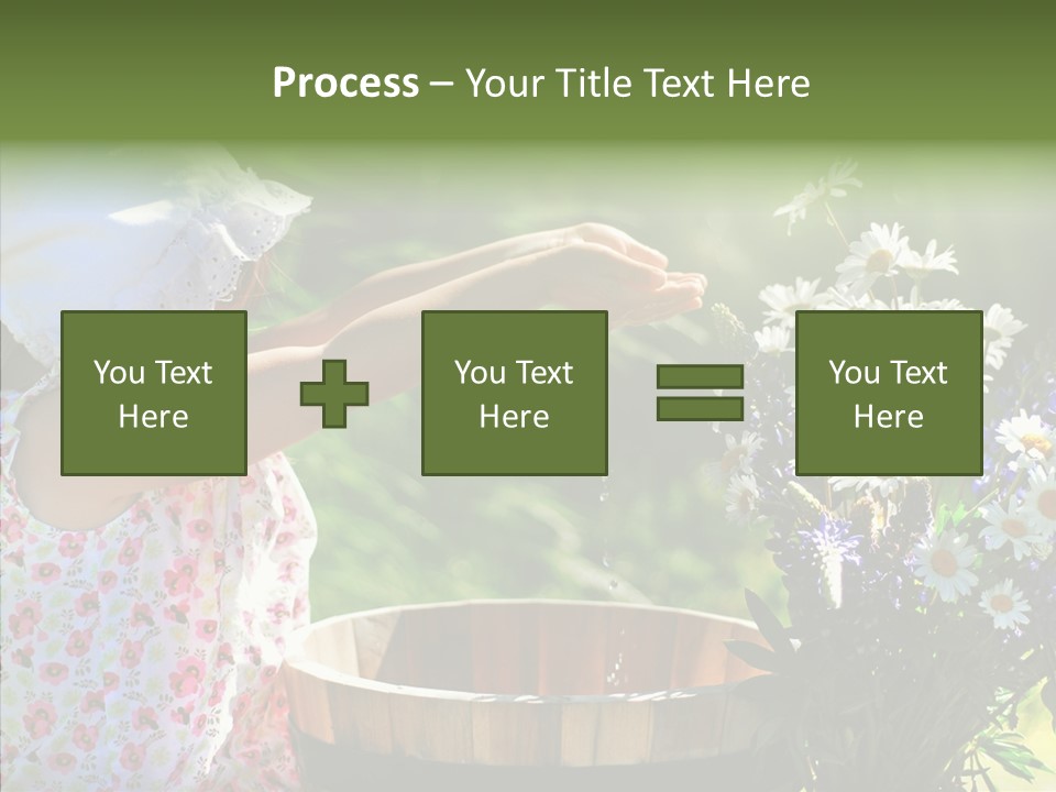 Joy Girl Glow PowerPoint Template