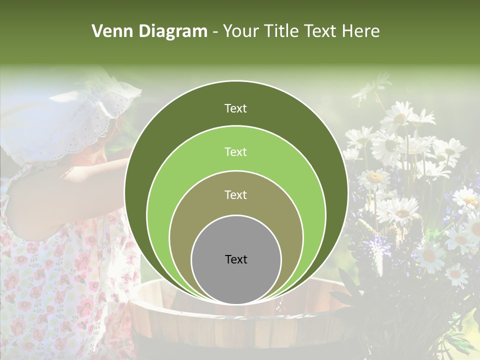 Joy Girl Glow PowerPoint Template