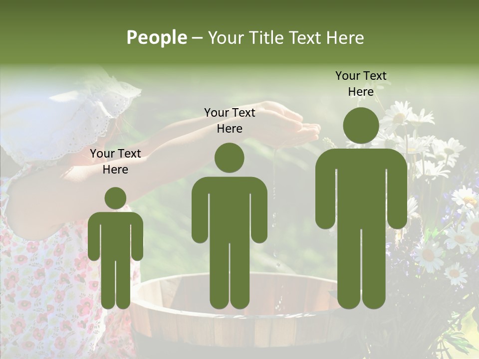 Joy Girl Glow PowerPoint Template