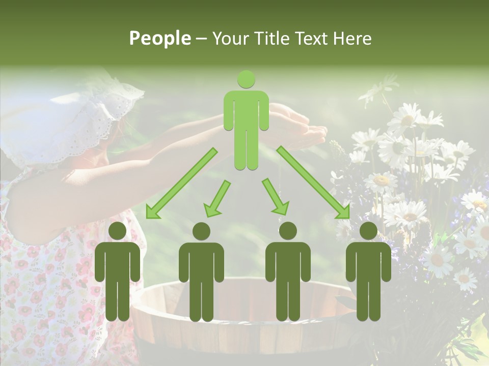 Joy Girl Glow PowerPoint Template