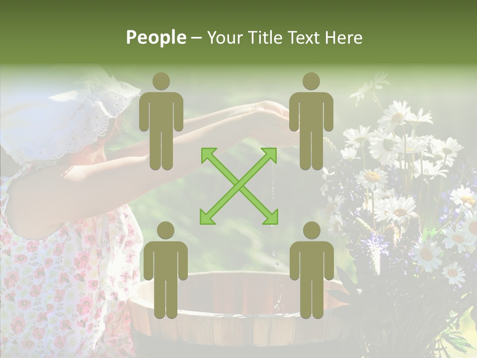 Joy Girl Glow PowerPoint Template