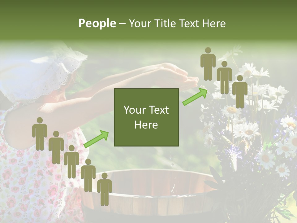 Joy Girl Glow PowerPoint Template