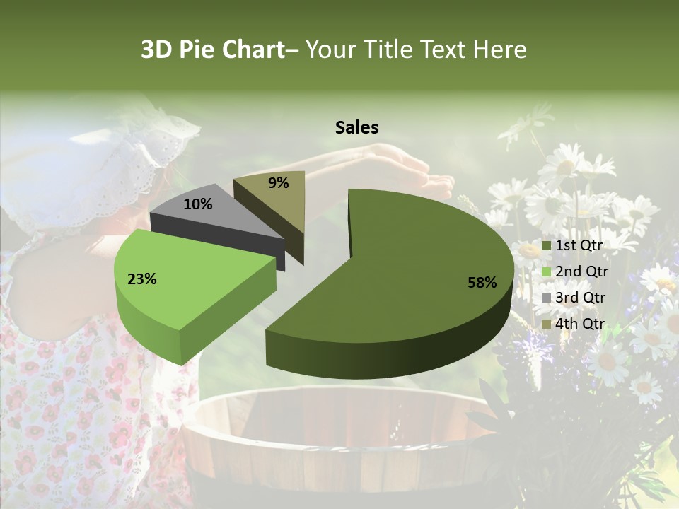 Joy Girl Glow PowerPoint Template