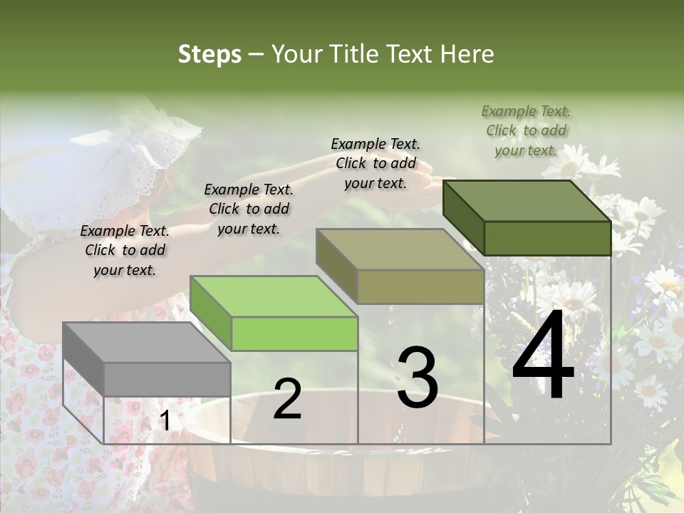 Joy Girl Glow PowerPoint Template